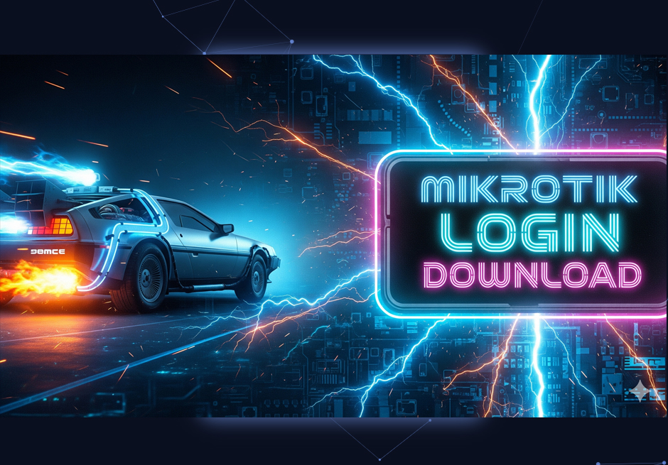 Login MikroTik Volver al Futuro – Diseño Temático Gratis